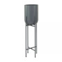 Metal Indoor Outdoor Dome Planter with Removable Stand