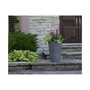 16230 Valencia Round Planter Pot Textured Charcoal 18 Inch