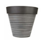 Gardener Select Wide Rim Planter Grey & White 13.78" D x 12.5" H