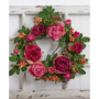 20" Peony and Berry Wreath