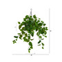 2.5' Philodendron Artificial Plant in Hanging Basket