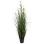 48" Artificial Potted Green Grass and Eucalyptus