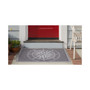 Frontporch Compass Black and Gray 1'8" x 2'6" Outdoor Area Rug
