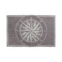 Frontporch Compass Black and Gray 1'8" x 2'6" Outdoor Area Rug