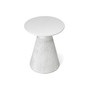 18.25" H Multi-Functional Magnesium Oxide Pedestal Garden Stool or Planter Stand or Accent Table
