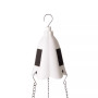 Solar Lighted Plastic Hanging Planter, 30"