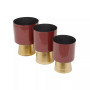 Metal Planter with Gold-Tone Base Set of 3