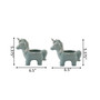 Ceramic Unicorn Planter Pot, Set of 2