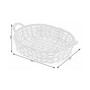 Seagrass Large Fruit Bread Basket Tray with Handles