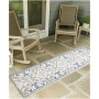 Canyon Floral Tile Area Rug