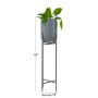 Metal Planter with Removable Stand