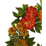 24'' Peony & Mum Wreath