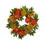 24'' Peony & Mum Wreath