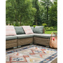 Deya DEY08 2' x 3' Outdoor Area Rug