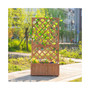 Wooden Raised Garden Bed Raised Planter Box Planter with Trellis