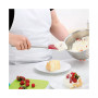 Flex-Core Stainless Steel Handled Spoonula, Silicone Spoon Spatula Head
