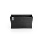 Paris Plastic Rectangular Flower Pot , Dark Grey, 23.5"