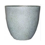 Gardener Select Large Egg Shaped Planter Granite Color 15 Inch
