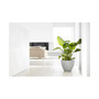 Antwerp Recycled Plastic Planter, White Grey, 16 Inches