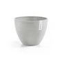 Antwerp Recycled Plastic Planter, White Grey, 16 Inches