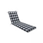 Printed 80" x 23" Outdoor Chaise Lounge Cushion