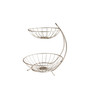 Diversified Yumi 2-Tier Server Sturdy Steel Stacked Fruit Bowls