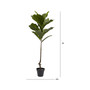 4' Fiddle Leaf UV-Resistant Indoor/Outdoor Tree