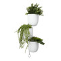 Contemporary Metal Hanging Wall Planter Rack
