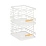 Metal Wire Stackable Food Storage Bin Basket - 2 Pack