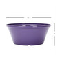 Gardener Select Tulip Bowl Planter Purple, 12 Inch