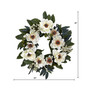 22" Artificial Magnolia Wreath