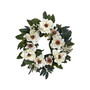 22" Artificial Magnolia Wreath
