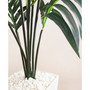 4.5' Kentia Palm Artificial Tree in White Tower Planter