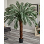 6' Cycas UV-Resistant Indoor/Outdoor Artificial Tree