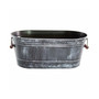 Gardener Select Farmhouse Oval Planter w/ Handles Black 17.5"