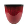 Gardener Select Large Egg Shaped Planter 15 Inch Red Flower