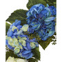 24" Hydrangea Blue & White Wreath