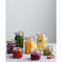 Square Clip Top Jar 34 oz, Set of 6