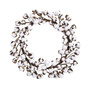 20" Cotton Ball Wreath