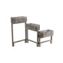 3.5-Ft. Gray Washed Expandable Decorative Planter