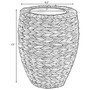 Round Floor Planter with Pot, Small