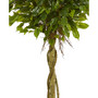 4' Ficus Topiary UV-Resistant Indoor/Outdoor Artificial Tree