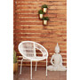 Contemporary Metallic Hanging Wall Planter Rack