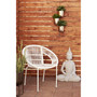 Contemporary Metallic Hanging Wall Planter Rack
