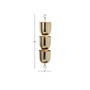 Contemporary Metallic Hanging Wall Planter Rack