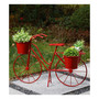 Oversized Metal Bicycle Plant Stand