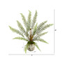 20" Fern Artificial Plant in Decorative Planter