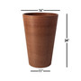 Valencia Round Outdoor Planter Pot Terra Cotta 16 Inch