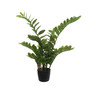 28" Potted Green Zamifolia Artificial Bush