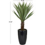 Contemporary Dracaena Artificial Plant, 31.95"
